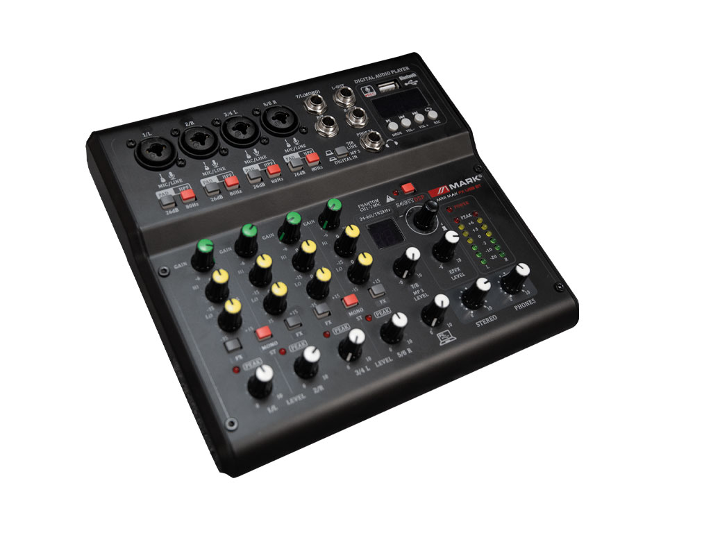 mesclador Mark usb bluetooth minimax 6