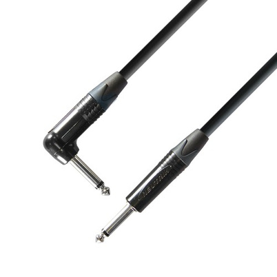 ADAM HALL Cable d'Instrument Neutrik de Jack 6,3 mm mico a Jack 6,3 mm mico colzat, 9 m K5IRP0900